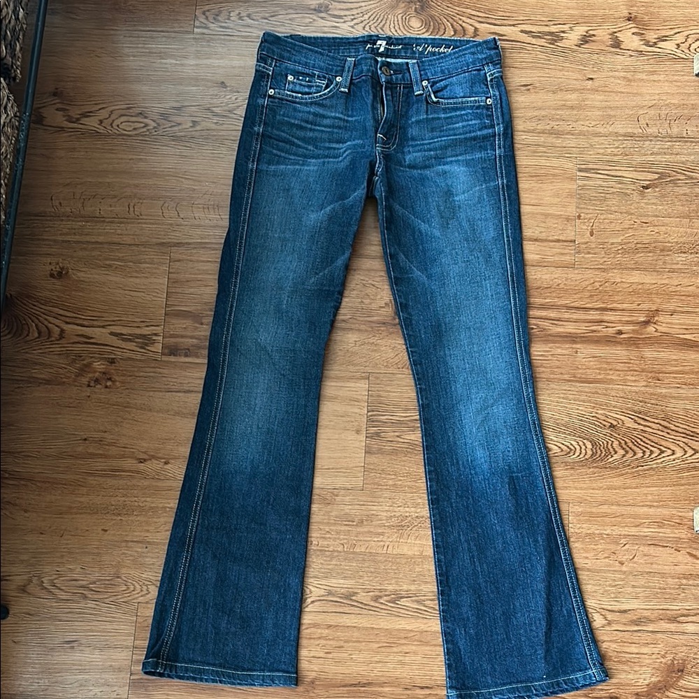 7 for Mankind- Women's A- Pocket Blue Jeans